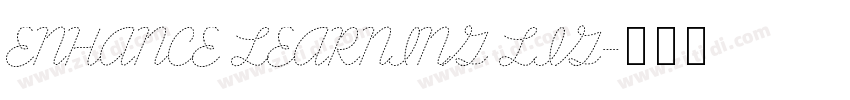 ENHANCE LEARNING LIG字体转换